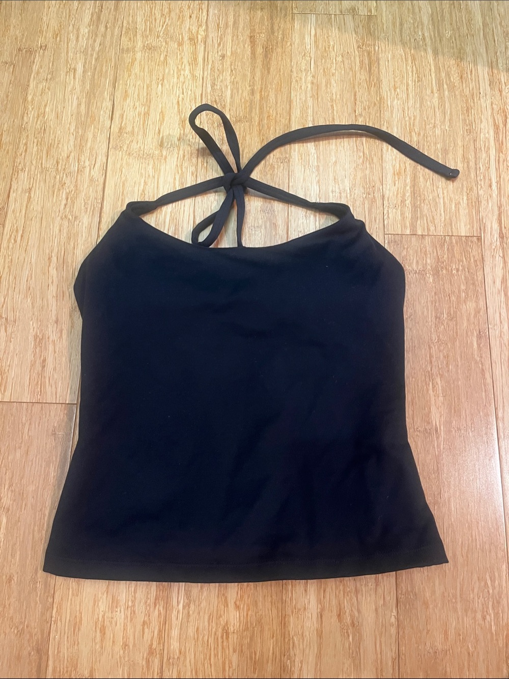 aerie Black Halter Camisole Tank Top